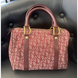 Dior Vintage Trotter Mini Boston Bag